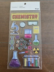 Recollections CHEMISTRY FLAT Scrapbooking Stickers - Picture 1 of 1