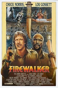 Firewalker Movie POSTER (1986) Action / Adventure - Picture 1 of 1