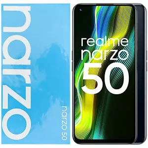 BNIB Realme Narzo 50 4G/LTE Black 128GB + 4GB Dual-SIM Factory Unlocked GSM - Picture 1 of 1