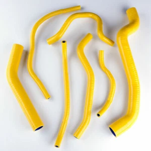 For Yamaha FZ1 Fazer FZS1000S 2006-2011 Silicone Radiator 3-ply Hoses Kit Yellow - Bild 1 von 7
