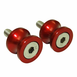 8mm Swingarm Spools Red For HONDA CBR 600RR 929RR 954RR 1000RR F4 F4i VTR RVT - Picture 1 of 4