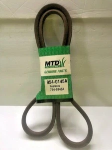 Cinturón Genuino MTD Cortadora de césped Cinturón 754-0145, 754-0145A, 954-0145A ENVÍO GRATUITO - Imagen 1 de 4