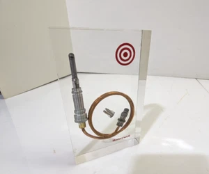 Honeywell Lucite Briefbeschwerer Thermostat mit Stecker Messgerät Vintage - Bild 1 von 9