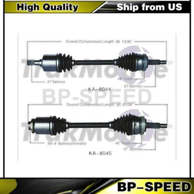 Ejes de eje CV delanteros izquierdo+derecho para Hyundai Tucson 2006 2007 Hyundai Tucson Foto 1 de 3