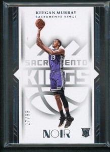 2022-23 KEEGAN MURRAY 27/99 PANINI NOIR ROOKIE RC #195 ICON EDITION