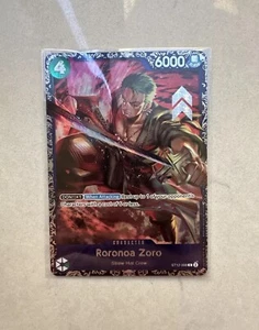 Roronoa Zoro ST12-008 Treasure Cup Top 64 Prize Card One Piece TCG Sealed - Picture 1 of 2