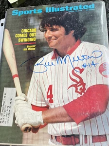 BILL MELTON SIGNED 1973 SPORTS ILLUSTRATED/CHICAGO WHITE SOX/ 1971 A.L. ALL-STAR - Picture 1 of 3