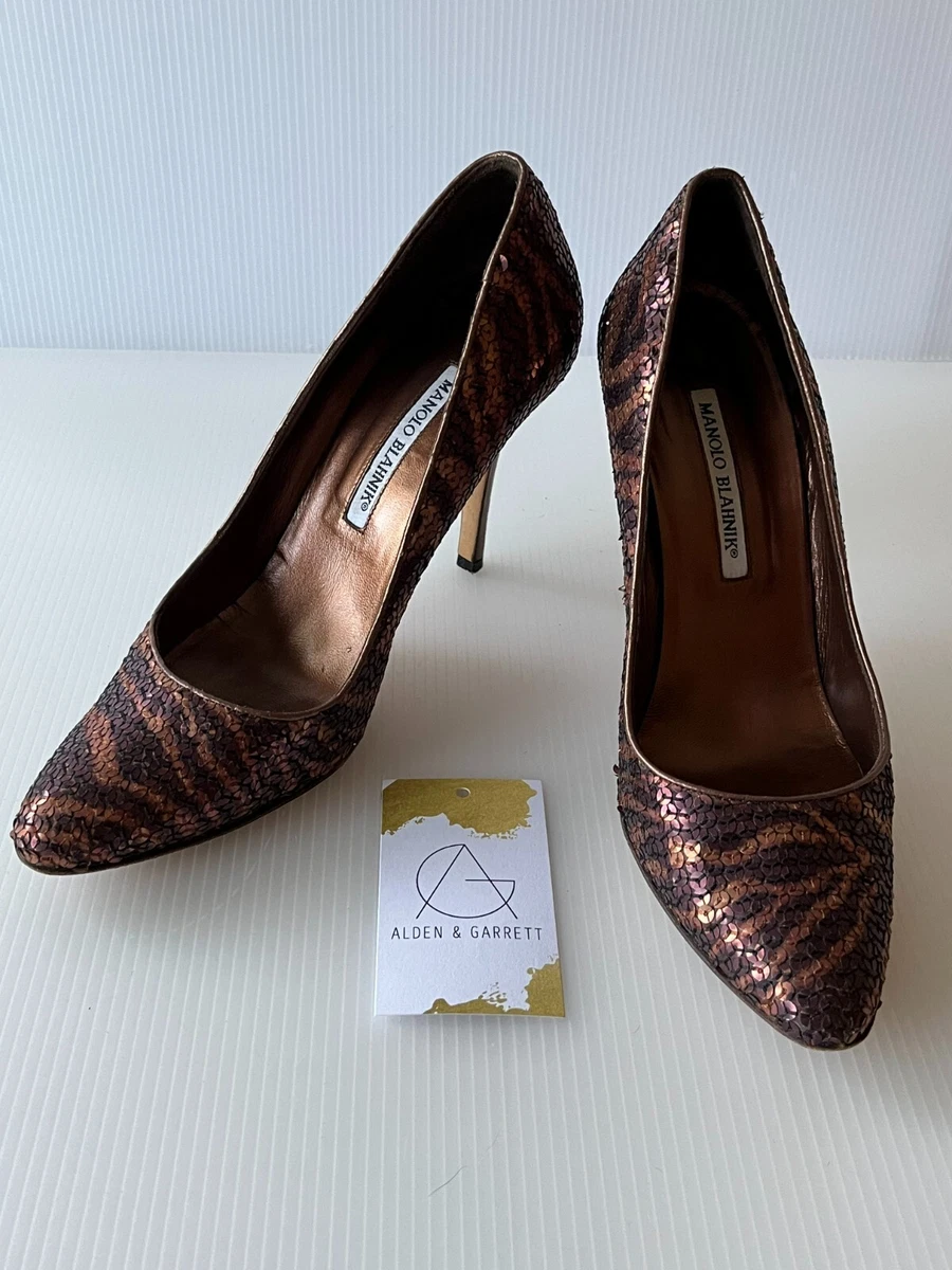Manolo Blahnik ストライプハイヒール Manolo Blahnik Women's Striped Heels for sale | eBay