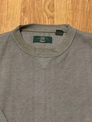 Vintage Orvis Sweatshirt Mens Medium Gray Crewneck Shirt Elbow Patch Knit 90s - Image 1 of 4