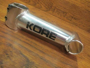 VINTAGE KORE 1 1/8 x 130 x 25.4 MTB STEM POLISHED SILVER - Picture 1 of 1