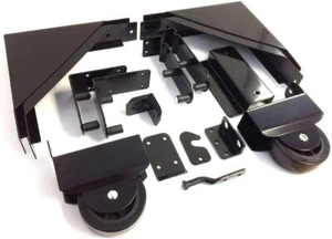 Heavy Duty Sturdy Sliding Barn Door Hardware Kit Smoothly Quietly Max. 600 Lbs. - Picture 1 of 11