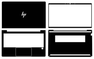 Carbon Vinyl Naklejka Skin Cover do HP Elitebook 640 G10 Laptop Naklejki Osłona - Zdjęcie 1 z 37