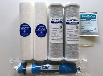 HYDRO-LOGIC STEALTH SMALL BOY 200 COMPLETE FILTER PACK - 35 GPD MEMBRANE - Image 1 of 4