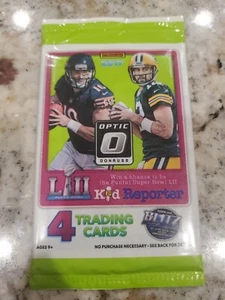 2017 Panini Donruss Optic Football Retail Pack  - Possible Mahomes Rookie RC - Picture 1 of 5