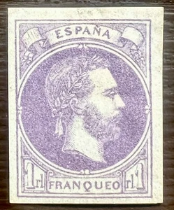 España 158* lujo Carlos VII 1874. Certificado Exfima. - Foto 1 di 2
