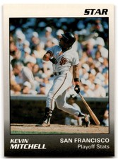 1989 STAR KEVIN MITCHELL SAN FRANCISCO GIANTS #6