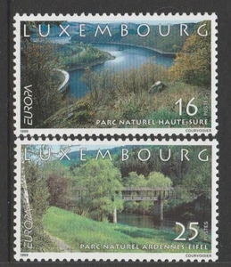 LUXEMBOURG - 1999 EUROPA complete set of 2 MNH - Parks and Gardens - Picture 1 of 1