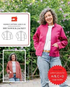 CHAQUETA BRUNSWICK por Liesl & Co Mujer Papel de Coser Patrón Talla 0-20 - Imagen 1 de 2