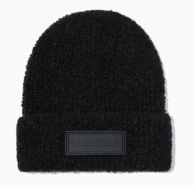 Новый с Ярлыками Hunter черный тональный нашивка Beanie черный - Изображение 1 из 4