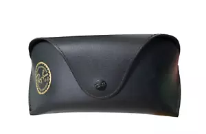 Custodia occhiali da sole unisex logo Ray-Ban nera chiusura frontale a scatto usata in ottime condizioni - Foto 1 di 3
