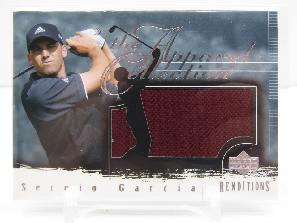 SERGIO GARCIA 2003 UPPER DECK RENDITIONS JUMBO TOURNAMENT USED SHIRT PATCH! - Image 1 of 2
