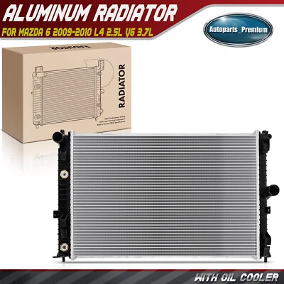 Radiador con enfriador de aceite para Mazda 6 2009-2010 L4 2,5 L V6 3,7 L transmisión automática. Foto 1 de 4