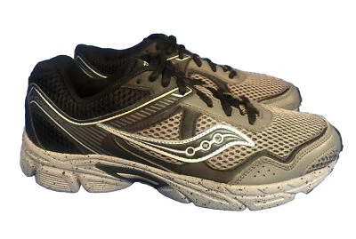 Saucony Boys Gray Black Sneakers size 6.5 #SY58770 NWOT Quality Comfort Style - Imagem 1 de 4