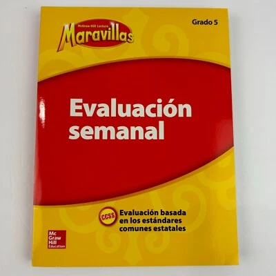 Lectura Maravillas Student Weekly Assessment Grade 5 by McGraw Hill Spanish - Image 1 of 4