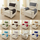 Recliner Slipcovers Chair Arm Covers with Pockets Headrest Sofa Cover 3/4/5Pc