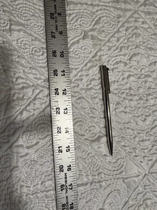 Vintage Tiffany Pen Chrome Manpower Emblem Blue Ink Cartridge - Picture 1 of 7