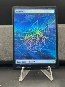 Magic the Gathering, Spider-man - Basic Land - Island, #0190 - Foil - Picture 1 of 2