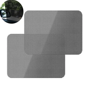 2x Car Side Window Mesh Film Windshield Sticker UV Protection Net Sun Shade - Picture 1 of 12