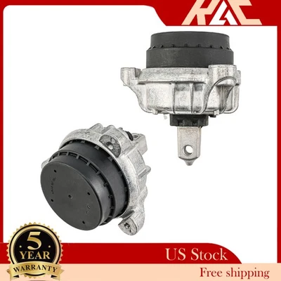 2PCS Front Left Right Engine Mounts For BMW 535i 2011 2012 2013 2014 22116786528 - Image 1 of 4