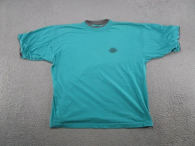 Vintage 90s Gitano Sport Double Collar T-Shirt Size L Blue Retro Beach - Image 1 of 4