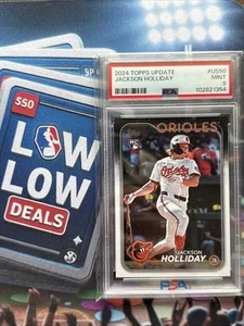 2024 Topps Update Series - Jackson Holliday Rookie Card #US50 RC PSA 9 Baseball - Picture 1 of 9