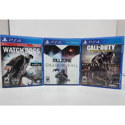 Juegos PS4 Watch Dogs, Call Of Duty Advanced Warfare, Killzone Shadow Fall Foto 1 de 4