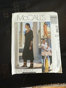 UNCUT McCall's 2796 Kleid Alternativen Y2K 2000 Größe 8-12 - Bild 1 von 2