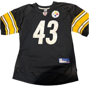 Authentic XL Pittsburgh Steelers POLAMALU Home Reebok Trikot - Bild 1 von 5