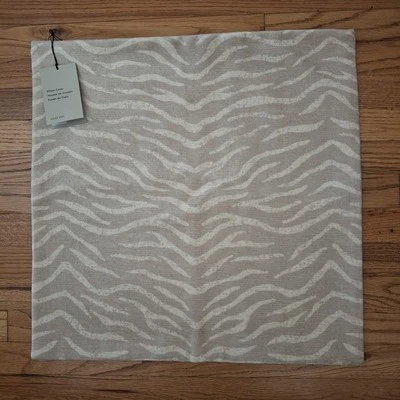 NWT West Elm Zebra Print Pillow Cover 19.5" x 19.5"_2_4810_2 - Image 1 of 4