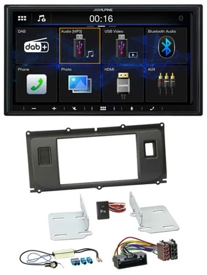Alpine Bluetooth 2DIN MP3 DAB USB Autoradio für Land Rover Evoque ab 2011 - Bild 1 von 4