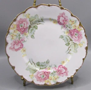 Elite Luncheon Plate - Pink/Yellow Poppies - Bawo & Dotter UID - Picture 1 of 3