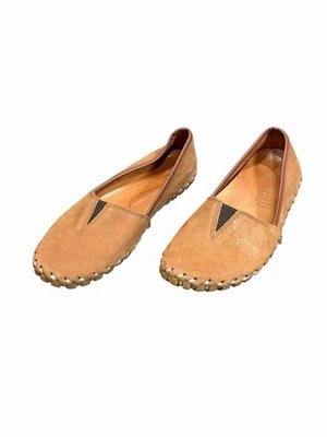 Spring Step Kathaleta Womens Shoes 37 Slip-On Ballet Brown Camel Suede 6.5/7 - Image 1 of 4