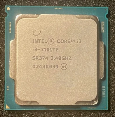 7Th Gen Intel Core i3-7101TE LGA1151 CPU processor SR374 dual-core 3.4GHz 35w - Image 1 of 4