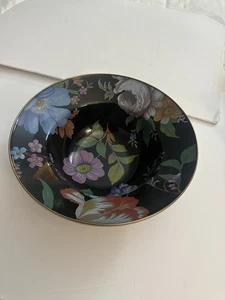 Servizio piatti smaltato MacKenzie bambino mercato fiori blu 11 3/4” nuovo mai usato - Foto 1 di 6