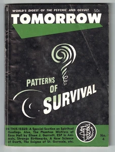 TOMORROW #4 Summer 1953 Pulp Digest Psychic Occult ESP Strange Phenomena - Bild 1 von 2