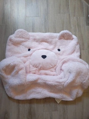 Funda protectora Pottery Barn Kids Anywhere Chair Blush Pink Sherpa Bear solo mono remo Foto 1 de 3