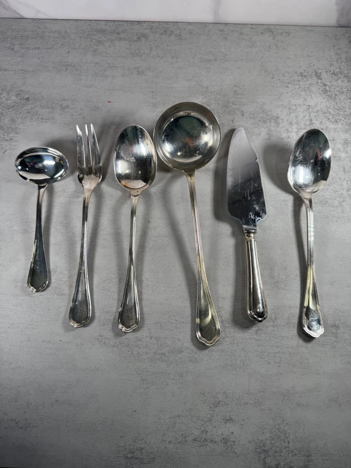 VTG CHRISTOFLE SPATOURS 6 PIECE SERVING PIECES: SILVERWARE Flatware set - Image 1 of 4