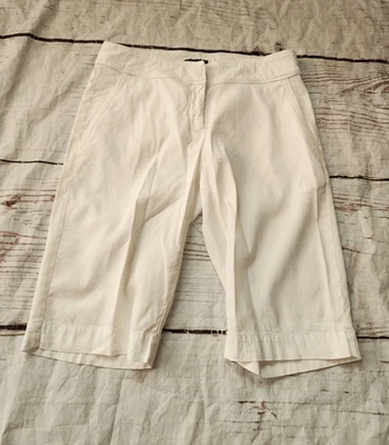 Bermudas Eileen Fisher mezcla de lino talla 4 Foto 1 de 4