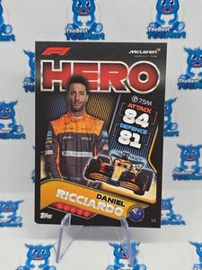 Topps Turbo Attax F1 Fórmula 1 2022 Daniel Ricciardo Hero #43 - Imagen 1 de 2