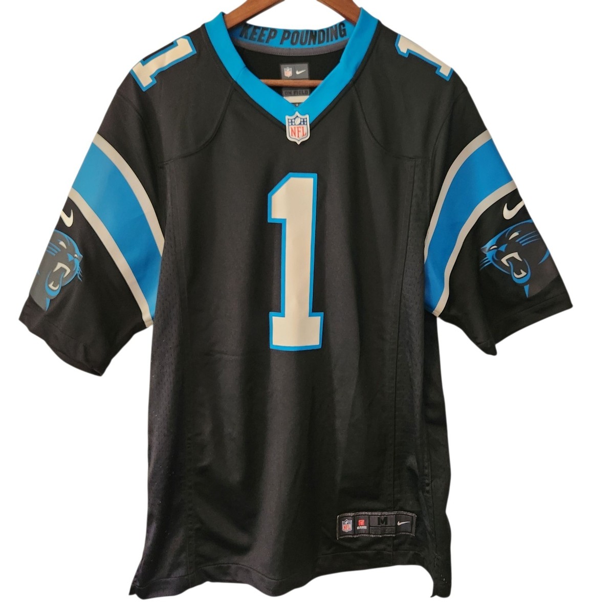NFLオンフィールドユニフォーム パンサーズ / キャム・ニュートン 2025年最新】キャムニュートンの人気アイテム - メルカリ